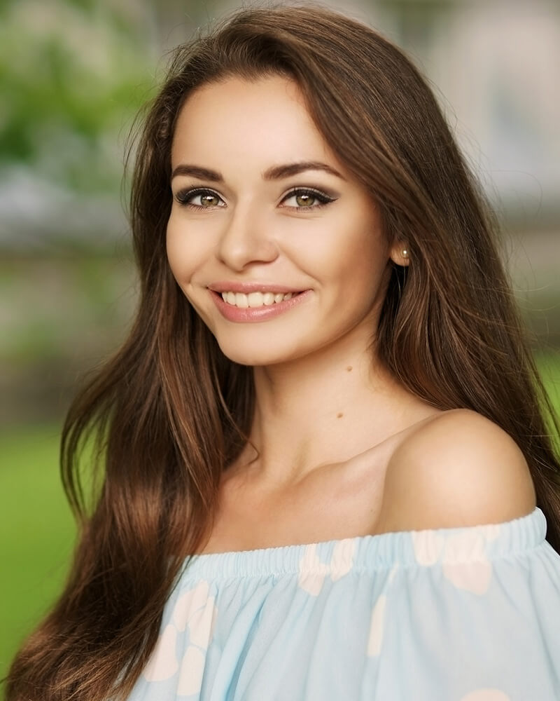 Young woman at a park