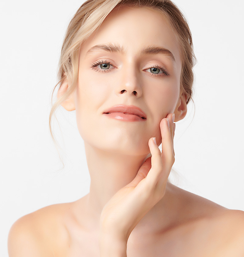 female with beautiful skin